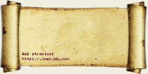 Hristina Backović vizit kartica